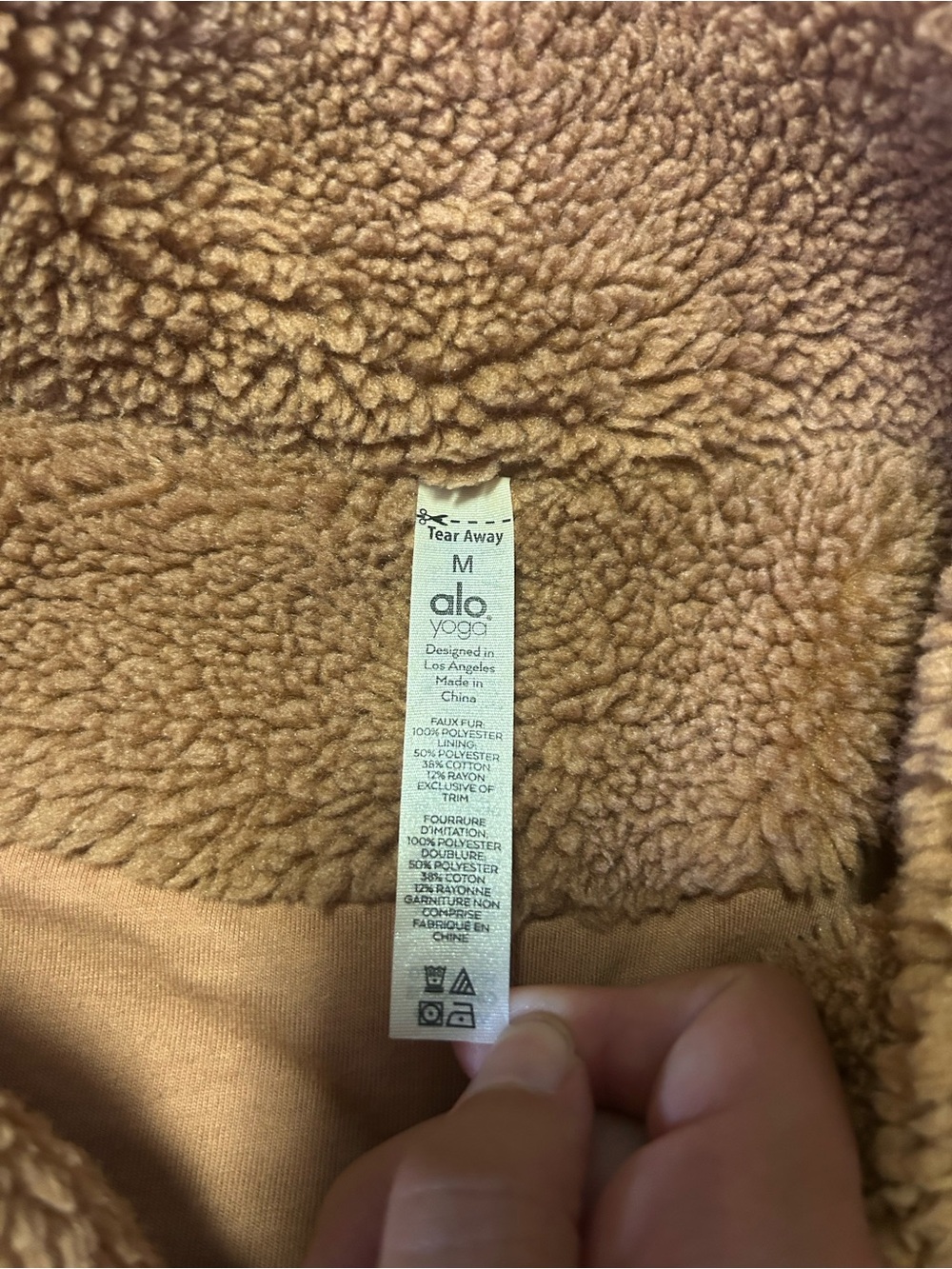 Alo Yoga Teddy Fleece Coat - Picture 2 of 7